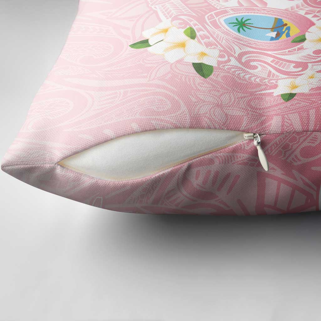 Guam Fishhook Mix Guasali Flowers Pillow Cover Dreaming Coral