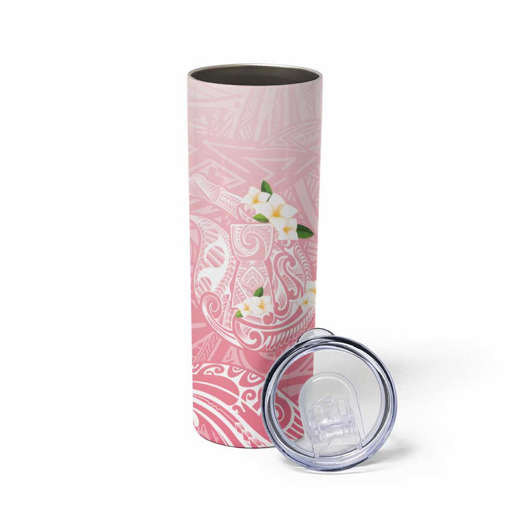 Guam Fishhook Mix Guasali Flowers Skinny Tumbler Dreaming Coral