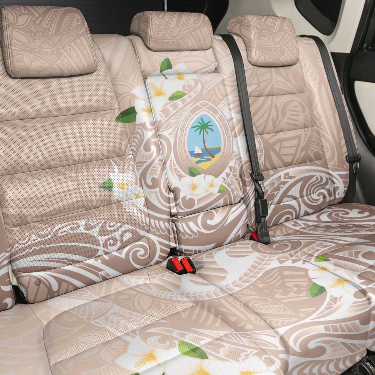 Guam Fishhook Mix Guasali Flowers Back Car Seat Cover Dreaming Hazel