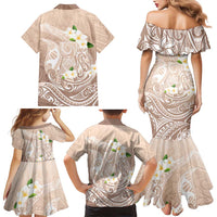 Guam Fishhook Mix Guasali Flowers Family Matching Mermaid Dress and Hawaiian Shirt Dreaming Hazel
