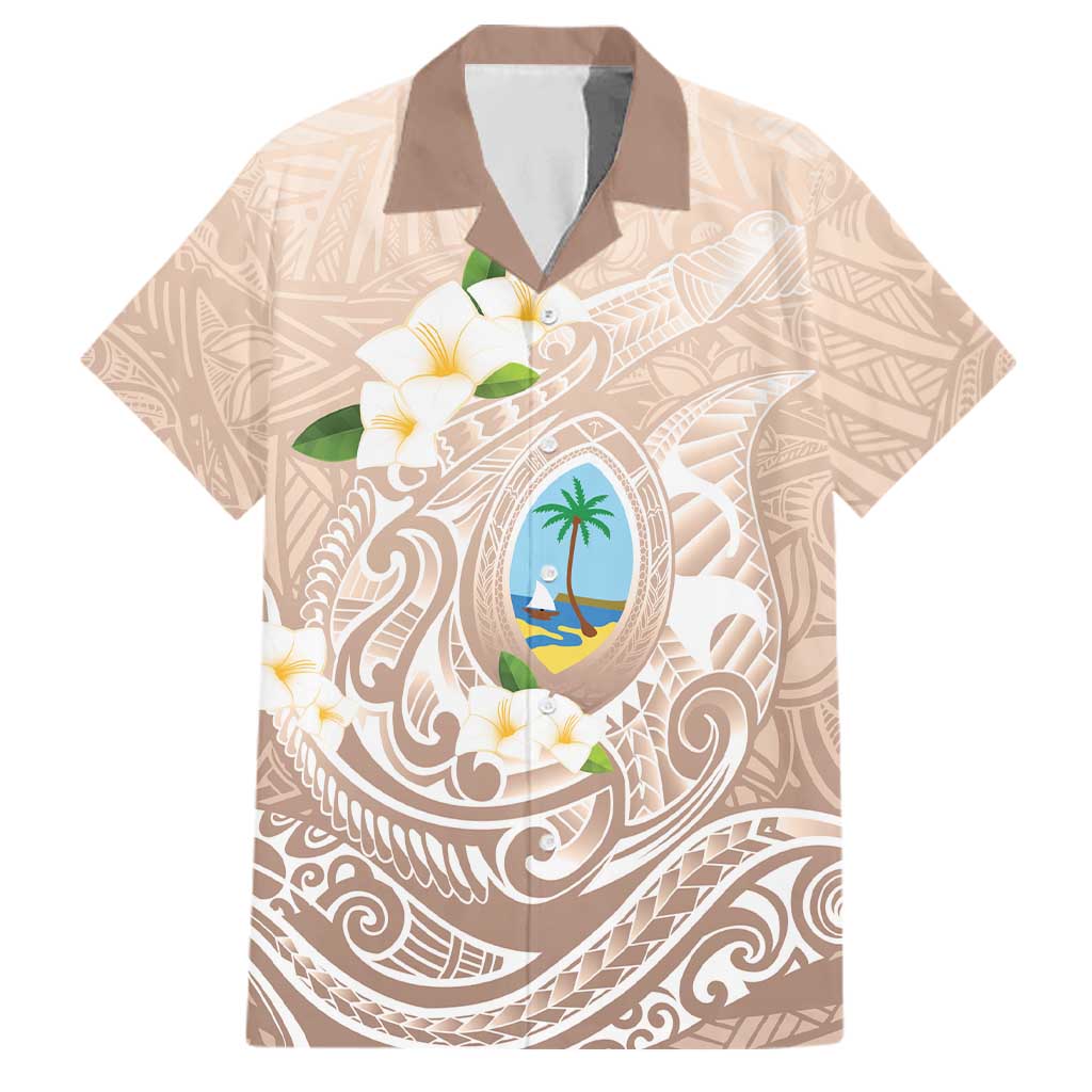 Guam Fishhook Mix Guasali Flowers Family Matching Off Shoulder Short Dress and Hawaiian Shirt Dreaming Hazel