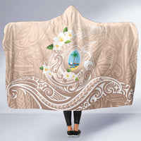 Guam Fishhook Mix Guasali Flowers Hooded Blanket Dreaming Hazel