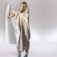Guam Fishhook Mix Guasali Flowers Hooded Blanket Dreaming Hazel