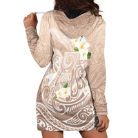 Guam Fishhook Mix Guasali Flowers Hoodie Dress Dreaming Hazel LT7 - Polynesian Pride