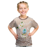 Guam Fishhook Mix Guasali Flowers Kid T Shirt Dreaming Hazel