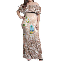 Guam Fishhook Mix Guasali Flowers Off Shoulder Maxi Dress Dreaming Hazel