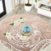 Guam Fishhook Mix Guasali Flowers Round Carpet Dreaming Hazel
