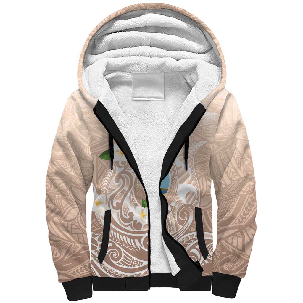 Guam Fishhook Mix Guasali Flowers Sherpa Hoodie Dreaming Hazel