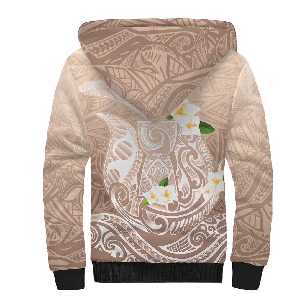 Guam Fishhook Mix Guasali Flowers Sherpa Hoodie Dreaming Hazel