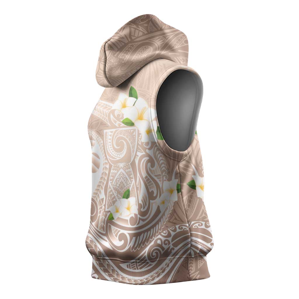 Guam Fishhook Mix Guasali Flowers Sleeveless Hoodie Dreaming Hazel