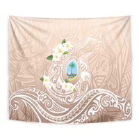 Guam Fishhook Mix Guasali Flowers Tapestry Dreaming Hazel