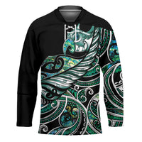 Maori Matariki - Manaia Hockey Jersey Emerald Paua Shell