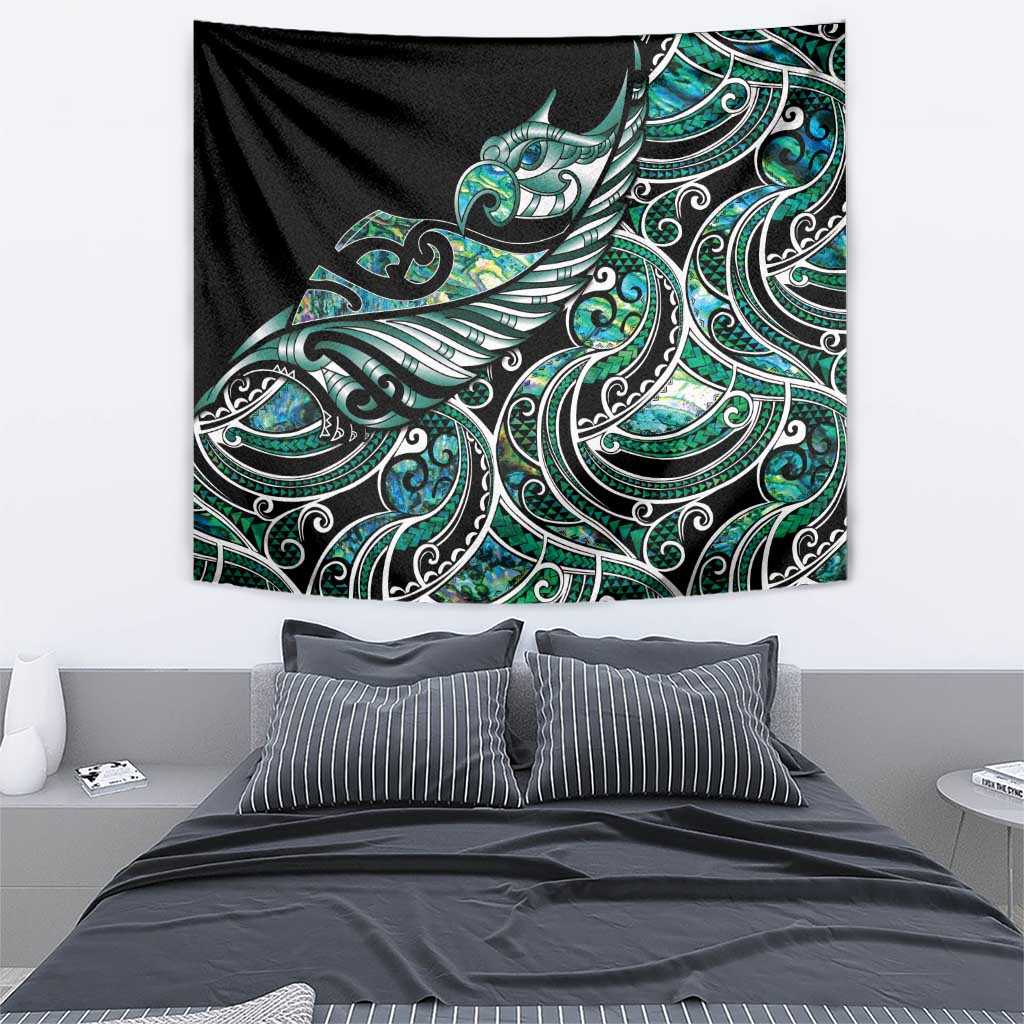 Maori Matariki - Manaia Tapestry Emerald Paua Shell