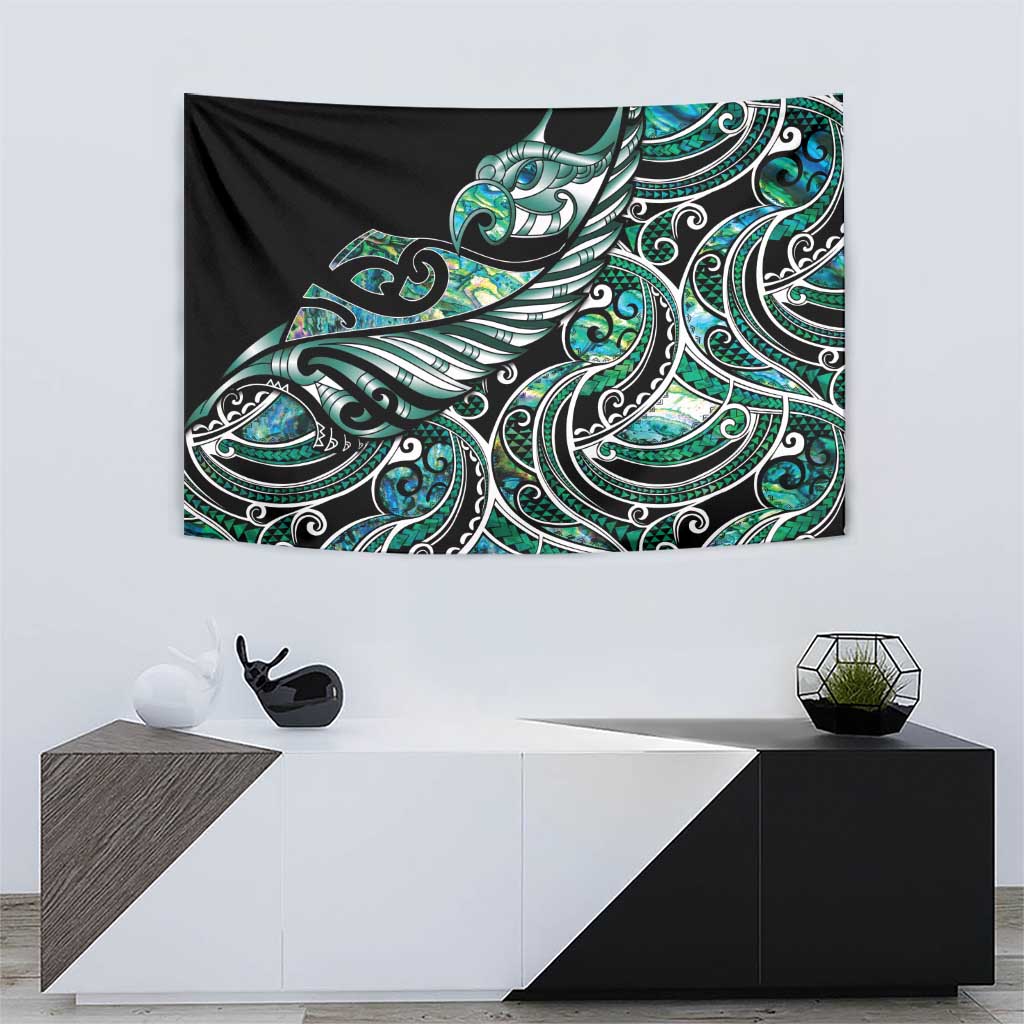 Maori Matariki - Manaia Tapestry Emerald Paua Shell
