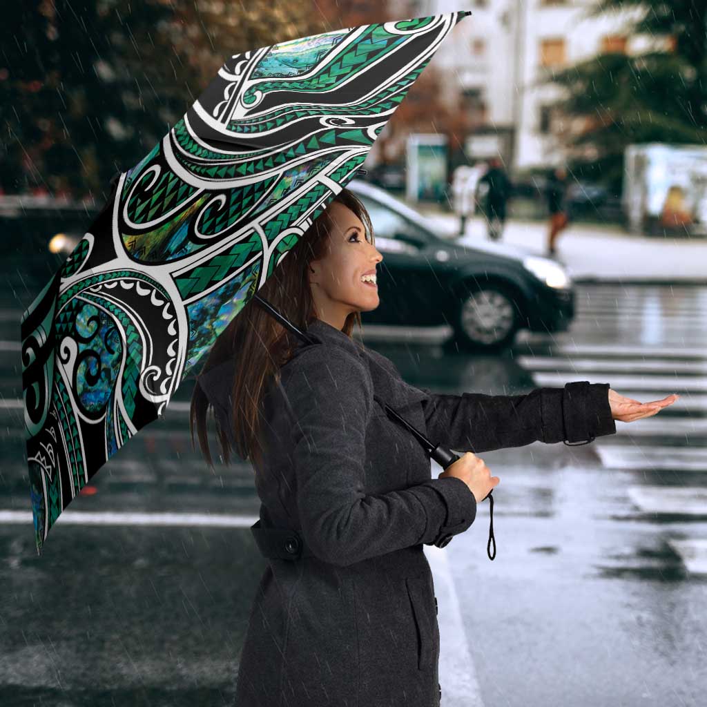 Maori Matariki - Manaia Umbrella Emerald Paua Shell