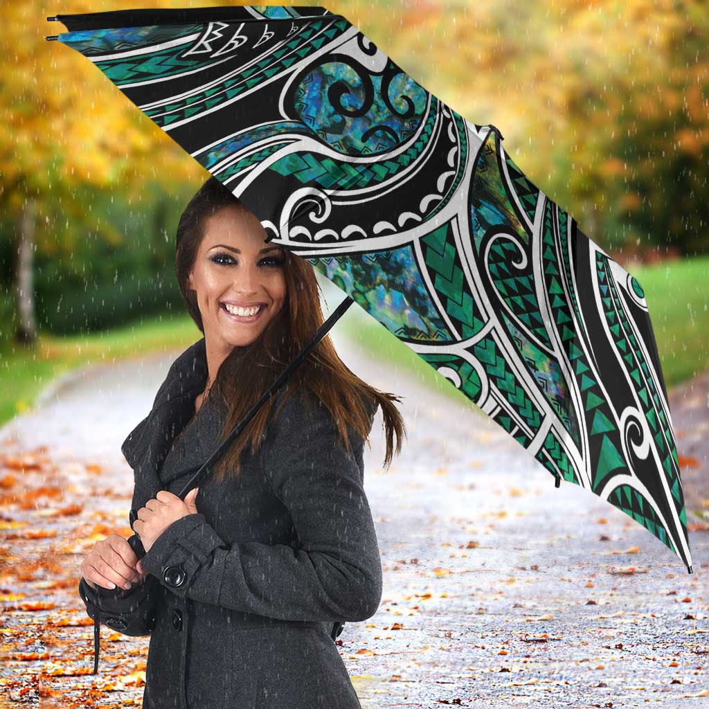 Maori Matariki - Manaia Umbrella Emerald Paua Shell