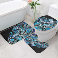 Maori Matariki - Manaia Bathroom Set Galaxy Blue Paua Shell