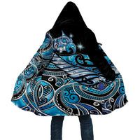 Maori Matariki - Manaia Cloak Galaxy Blue Paua Shell