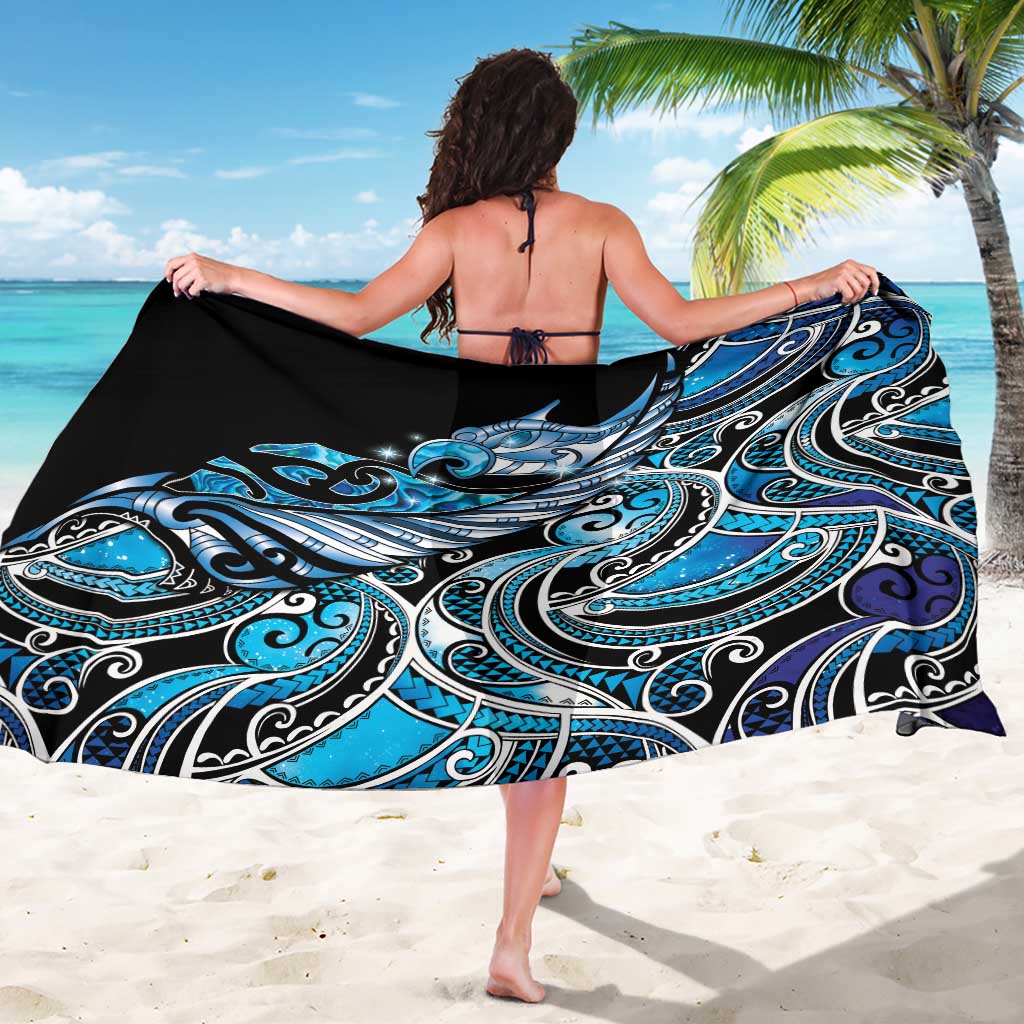 Maori Matariki - Manaia Sarong Galaxy Blue Paua Shell
