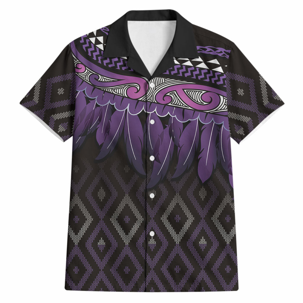 Aotearoa Maori Ngati Porou Iwi Hawaiian Shirt Korowai Tukutuku Kaokao Motifs