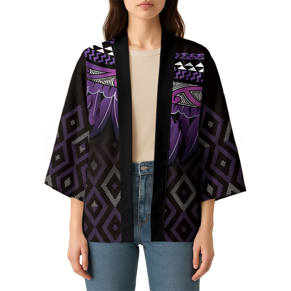 Aotearoa Maori Ngati Porou Iwi Kimono Korowai Tukutuku Kaokao Motifs