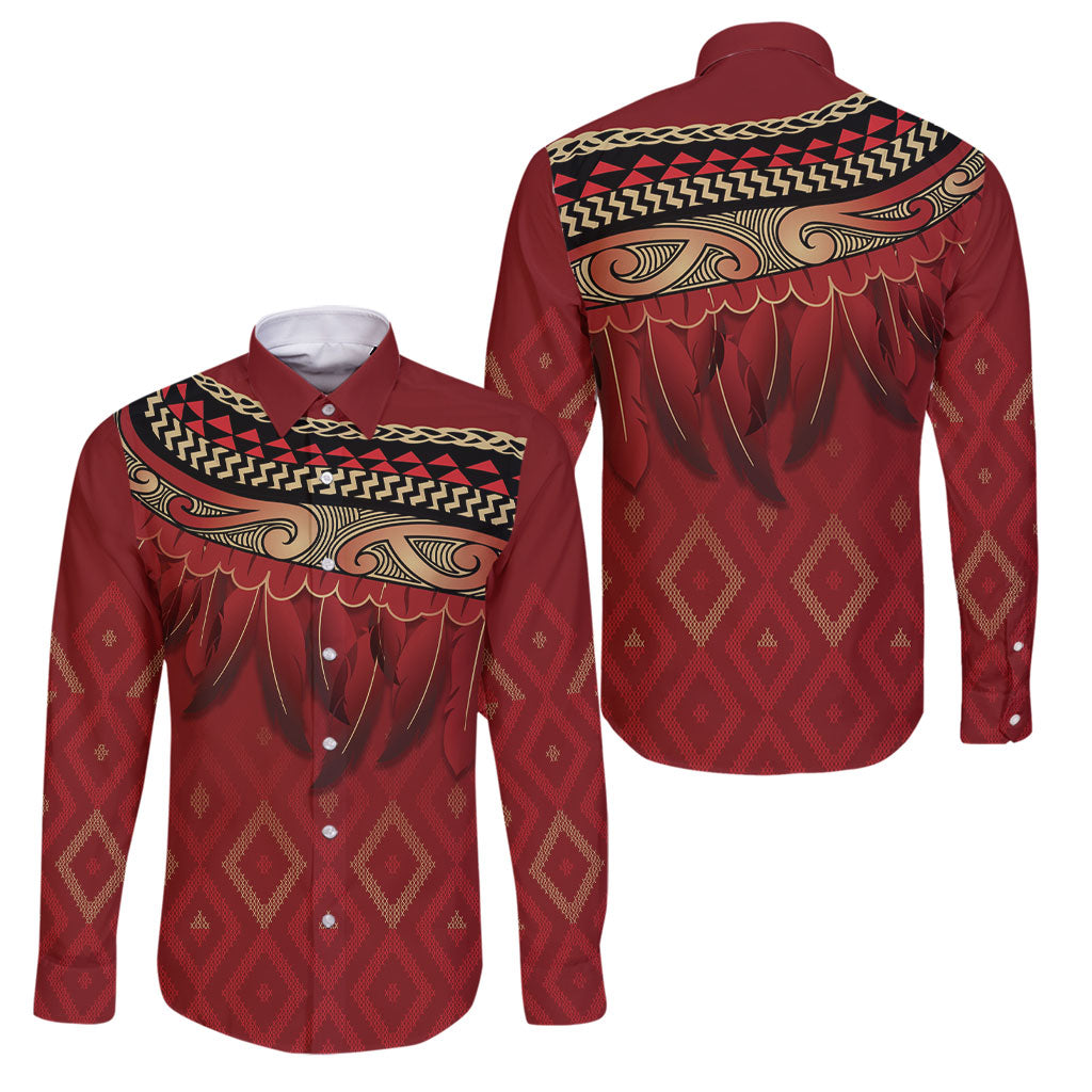 Aotearoa Maori Waikato Tainui Iwi Family Matching Tank Maxi Dress and Hawaiian Shirt Korowai Tukutuku Kaokao Motifs