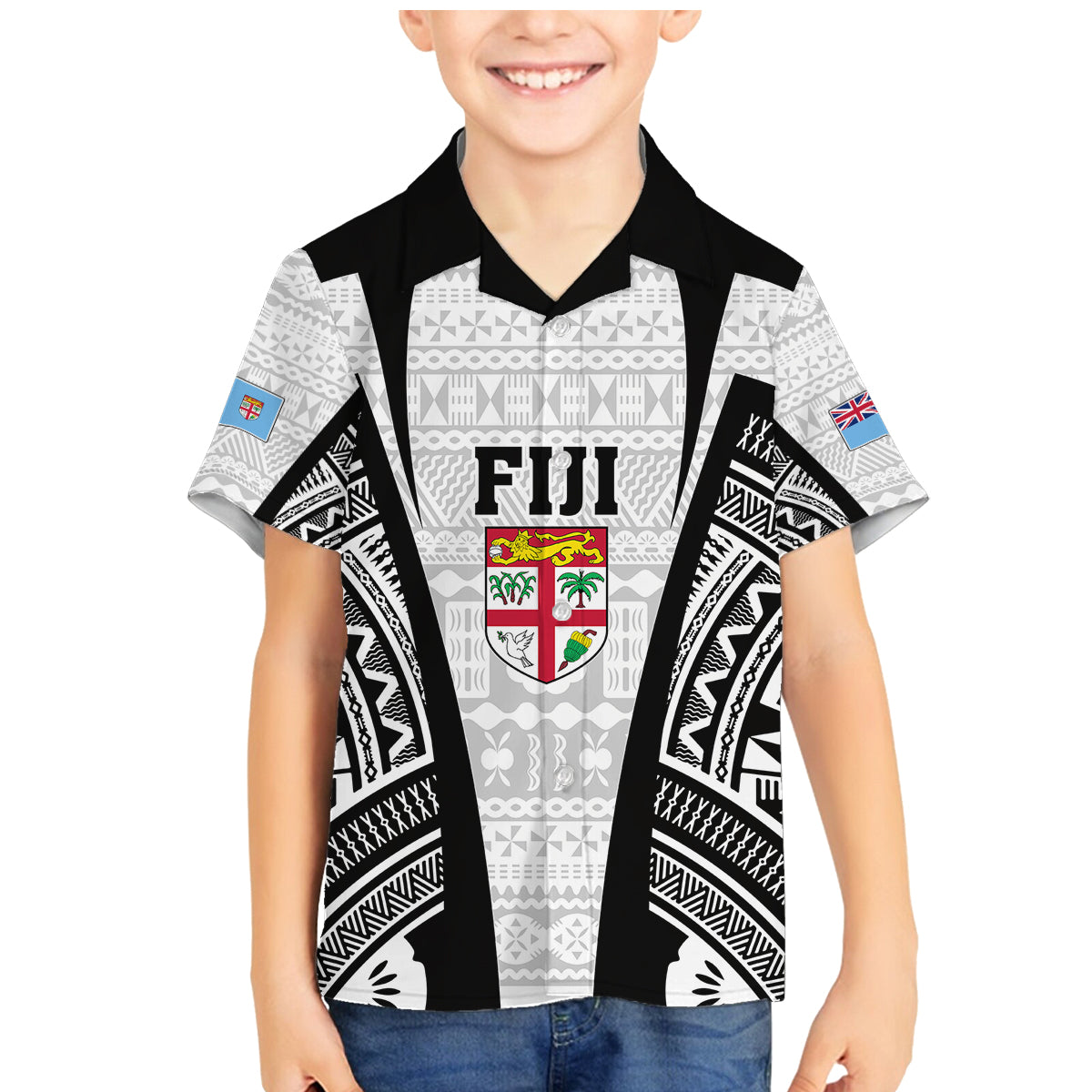 personalised-fiji-rugby-family-matching-mermaid-dress-and-hawaiian-shirt-2023-world-cup-history-makers-white-ver