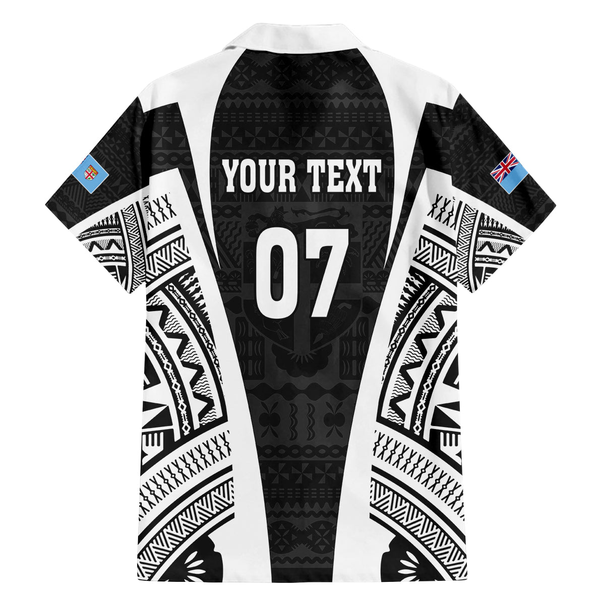 Personalised Fiji Rugby Family Matching Puletasi Dress and Hawaiian Shirt 2023 World Cup History Makers - Black Ver LT7 - Polynesian Pride