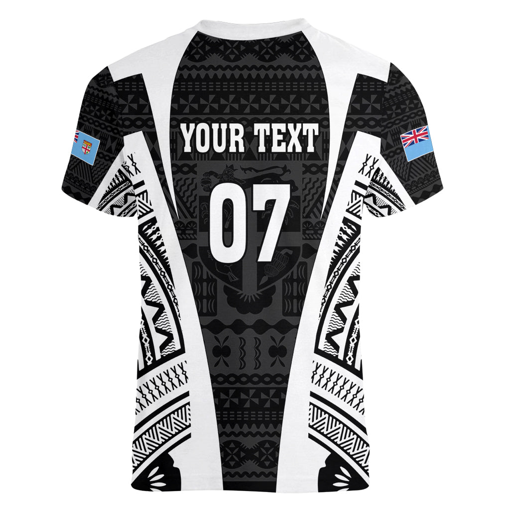 personalised-fiji-rugby-women-v-neck-t-shirt-2023-world-cup-history-makers-black-ver