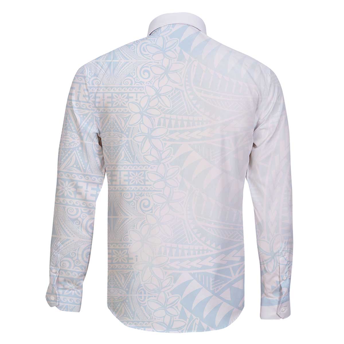 White Sunday Family Matching Off Shoulder Short Dress and Hawaiian Shirt Plumeria Tatau Mix Tapa