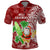 Hawaii Christmas Mele Kalikimaka Polo Shirt Santa Claus LT7 Red - Polynesian Pride
