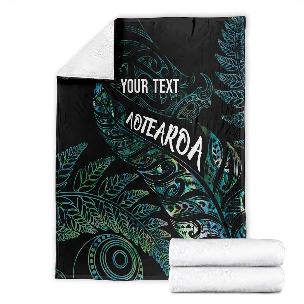 Aotearoa Personalized Lawn Bowls Maori Blanket New Zealand Paua Shell Tribal Silver Fern - Polynesian Pride