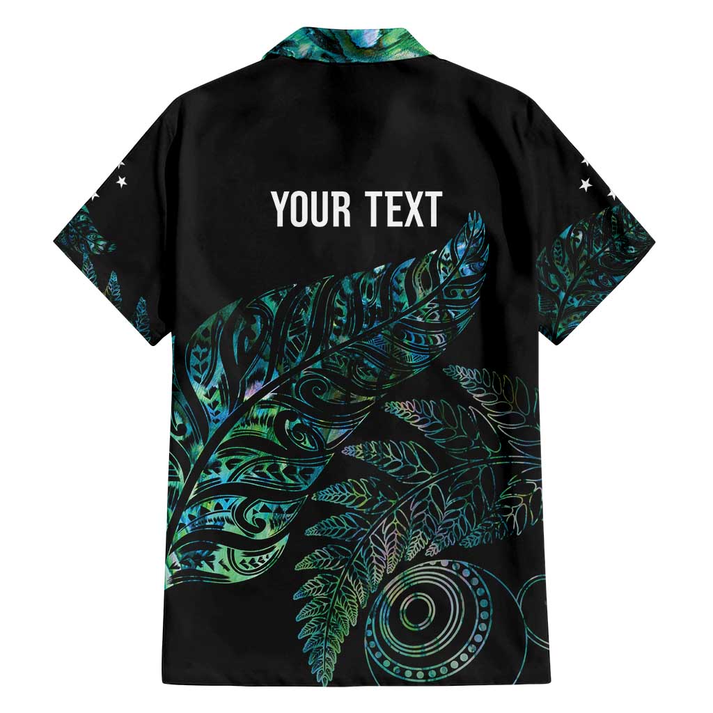 Aotearoa Personalized Lawn Bowls Maori Family Matching Tank Maxi Dress and Hawaiian Shirt New Zealand Paua Shell Tribal Silver Fern - Polynesian Pride