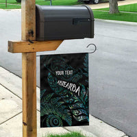 Aotearoa Personalized Lawn Bowls Maori Garden Flag New Zealand Paua Shell Tribal Silver Fern - Polynesian Pride