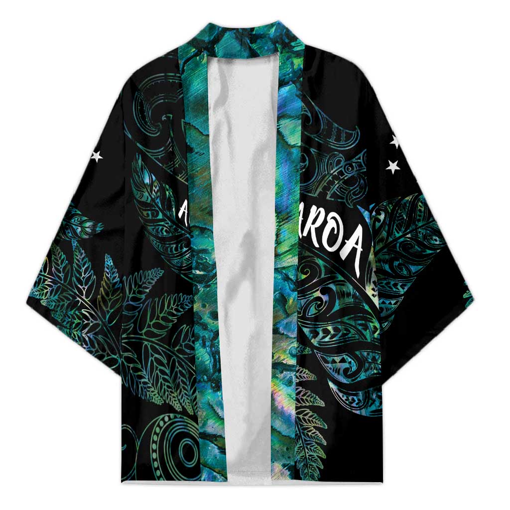 Aotearoa Personalized Lawn Bowls Maori Kimono New Zealand Paua Shell Tribal Silver Fern - Polynesian Pride