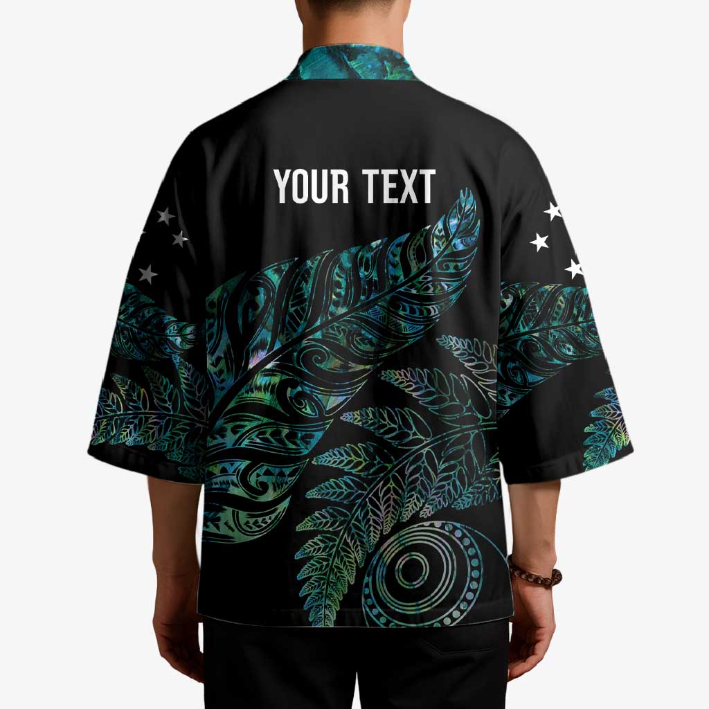 Aotearoa Personalized Lawn Bowls Maori Kimono New Zealand Paua Shell Tribal Silver Fern - Polynesian Pride