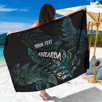 Aotearoa Personalized Lawn Bowls Maori Sarong New Zealand Paua Shell Tribal Silver Fern - Polynesian Pride