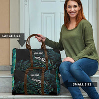 Aotearoa Personalized Lawn Bowls Maori Travel Bag New Zealand Paua Shell Tribal Silver Fern - Polynesian Pride