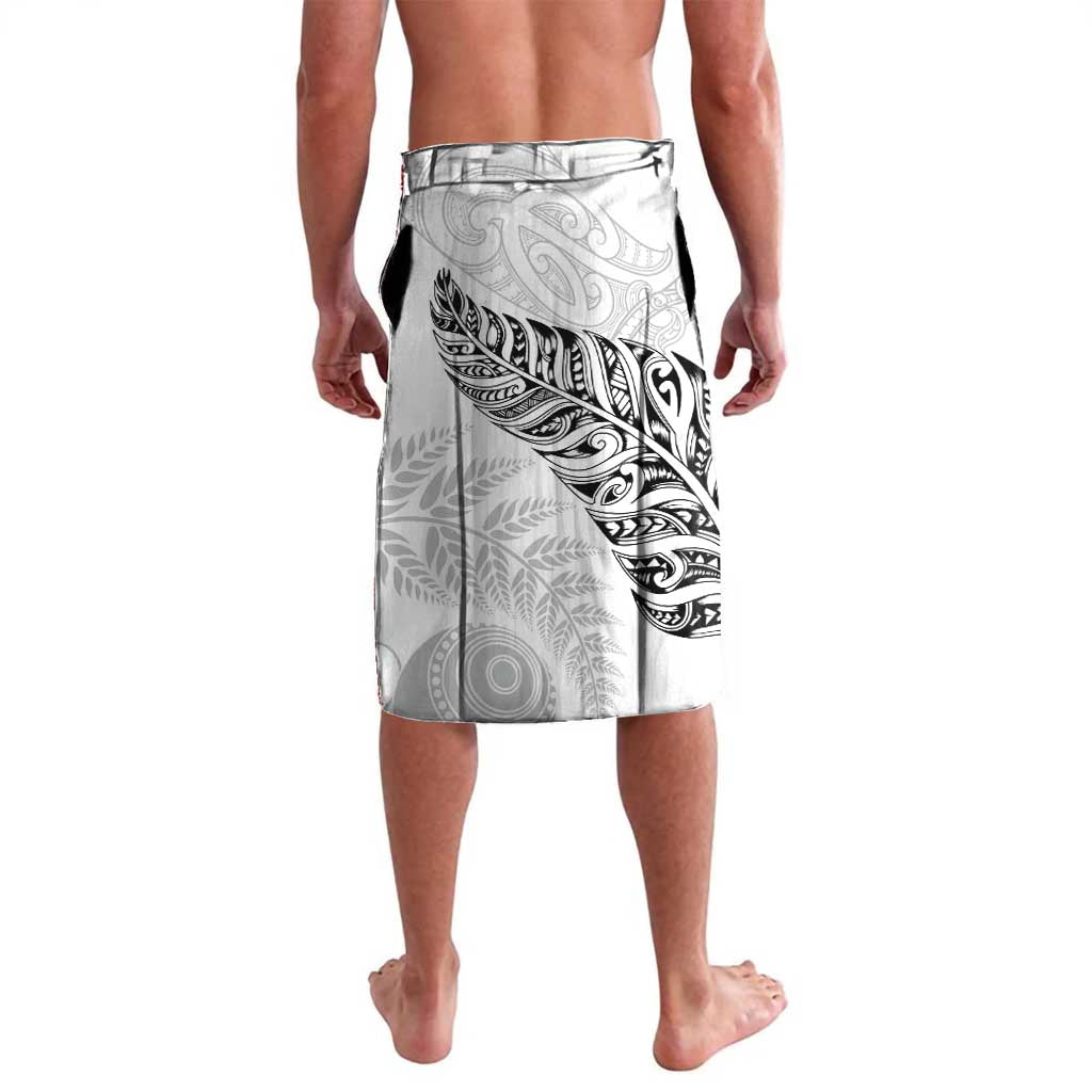 Aotearoa Personalized Lawn Bowls Maori Lavalava New Zealand White Tribal Silver Fern - Polynesian Pride
