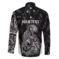 Personalised Maori Waitangi Family Matching Mermaid Dress and Hawaiian Shirt New Zealand Silver Fern Mix Kowhai Flowers LT7 - Polynesian Pride