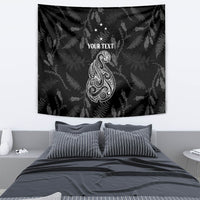 Personalised Maori Waitangi Tapestry New Zealand Silver Fern Mix Kowhai Flowers LT7 - Polynesian Pride
