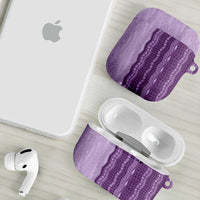 Vintage Violet Hawaiian Traditional Kapa Mix Flowers Lei AirPods Case
