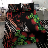 Aloha Hawaii Manta Rays Bedding Set Red Ohia Lehua