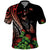 Aloha Hawaii Manta Rays Polo Shirt Red Ohia Lehua