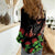Aloha Hawaii Manta Rays Women Casual Shirt Red Ohia Lehua