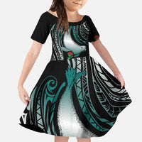 Aloha Hawaii Monk Seal Family Matching Off Shoulder Maxi Dress and Hawaiian Shirt Mix Ohia Lehua