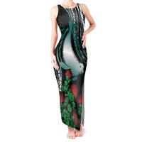Aloha Hawaii Monk Seal Tank Maxi Dress Mix Ohia Lehua