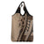 Bula Fiji Grocery Bag Mocha Brown Kaivity Masi Tapa