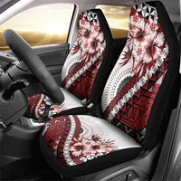 Bula Fiji Car Seat Cover White Kaivity Masi Tapa