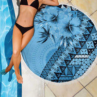 Bula Fiji Beach Blanket Turquoise Kaivity Masi Tapa